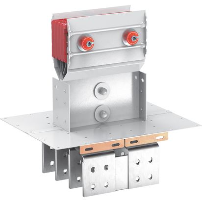 Connection interface with exit bars XCP-S (Al). Left Type 1 special - In= 4000A