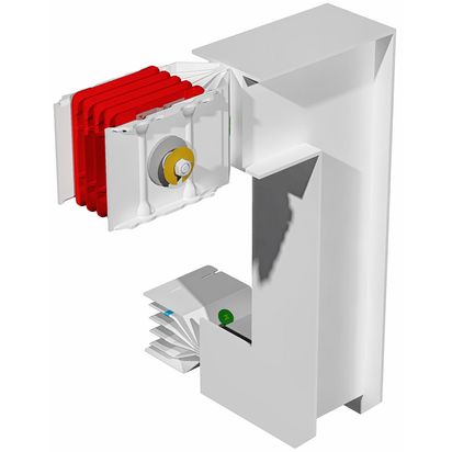 Double vertical and horizontal elbow XCP-HP (Cu). Type 2 - In= 1000A