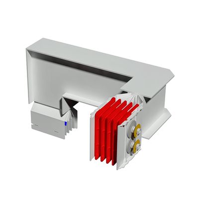 Double horizontal and vertical elbow XCP-HP (Cu). Type 3 - In= 1600A