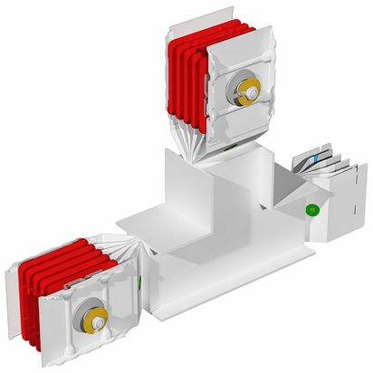 T vertical element XCP-HP (Cu). Type 3 - In= 800A