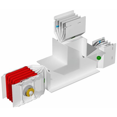 T vertical element XCP-HP (Cu). Type 4 - In= 800A