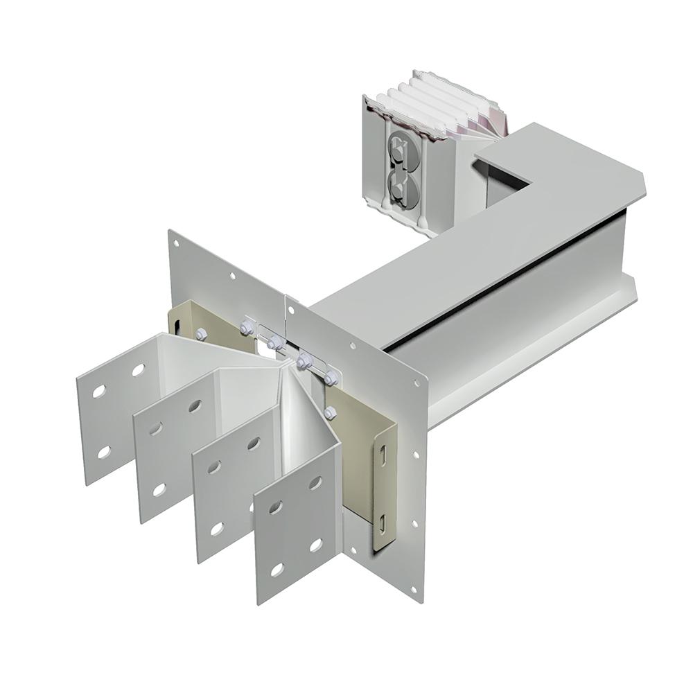 Exit bars element + horizontal elbow XCP-HP (Cu). Type 4 - In= 2000A