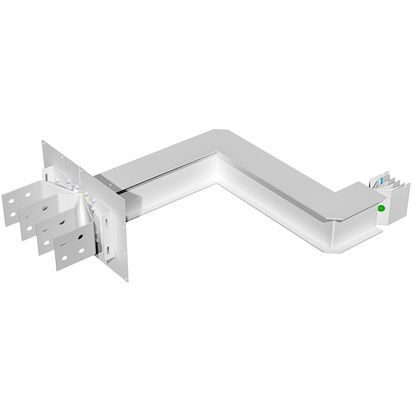 Exit bars element + double horizontal elbow XCP-HP (Cu). Type 1 - In= 800A