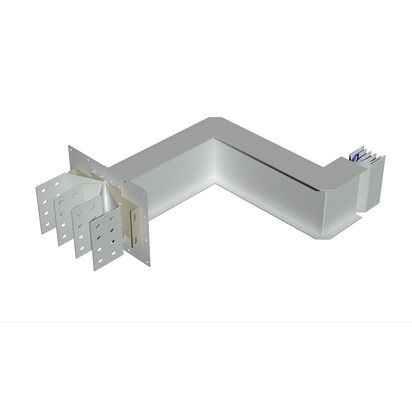 Exit bars element + double horizontal elbow XCP-HP (Cu). Type 1 - In= 2500A