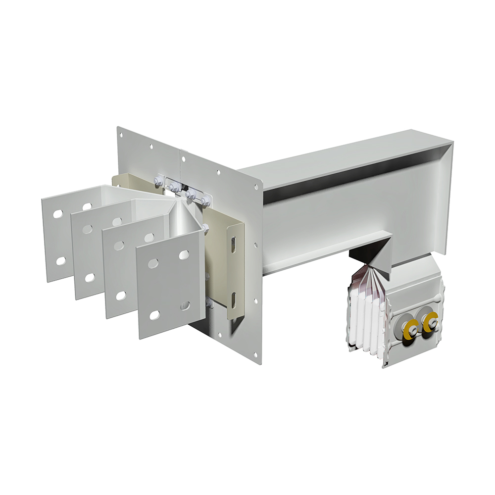 Exit bars element + vertical elbow XCP-HP (Cu). Type 4 - In= 1600A