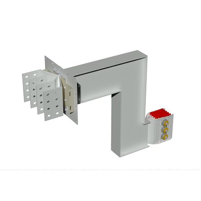 Exit bars element + double vertical elbow XCP-HP (Cu). Type 3 - In= 2500A