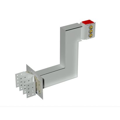 Exit bars element + double vertical elbow XCP-HP (Cu). Type 4 - In= 2500A
