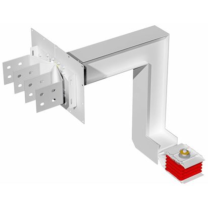 Exit bars element + vertical and horizontal elbow XCP-HP (Cu). Type 5 - In= 1000A