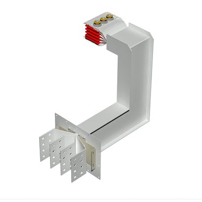 Exit bars element + vertical and horizontal elbow XCP-HP (Cu). Type 8 - In= 2500A