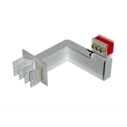 Exit bars element + horizontal and vertical elbow XCP-HP (Cu). Type 6 - In= 2500A