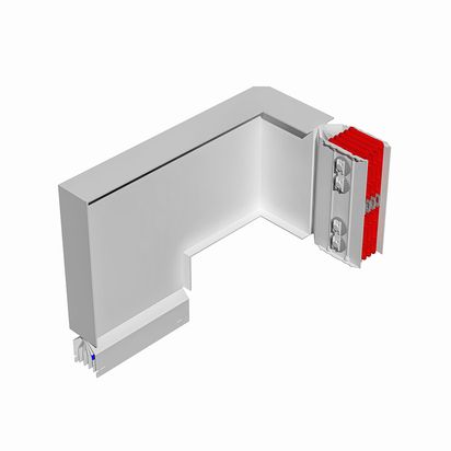 Double horizontal and vertical elbow XCP-HP (Cu). Type 3 - In= 3200A
