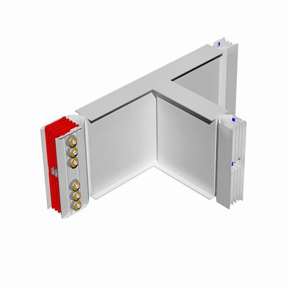 T horizontal element XCP-HP (Cu). Type 1 - In= 5000A