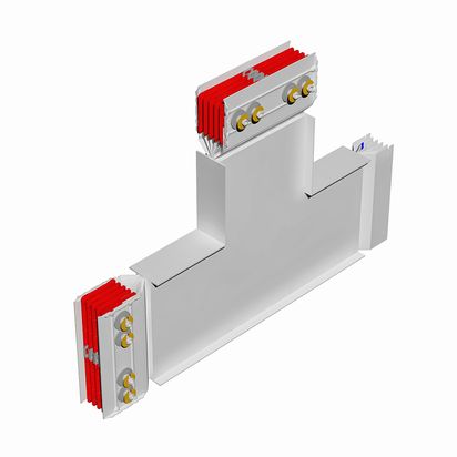 T vertical element XCP-HP (Cu). Type 3 - In= 3200A