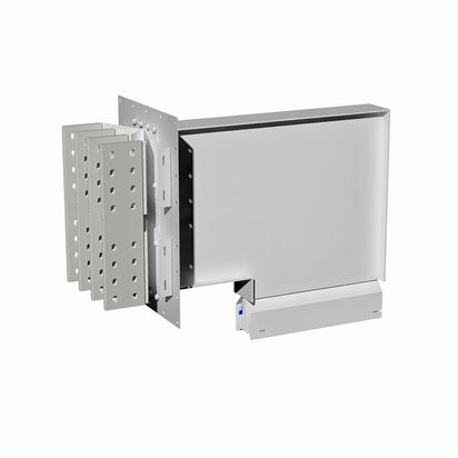 Exit bars element + vertical elbow XCP-HP (Cu). Type 1 - In= 5000A