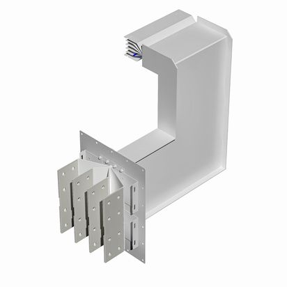 Exit bars element + vertical and horizontal elbow XCP-HP (Cu). Type 4 - In= 3200A