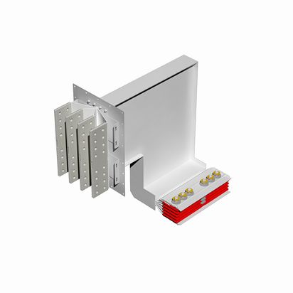 Exit bars element + vertical and horizontal elbow XCP-HP (Cu). Type 5 - In= 4000A