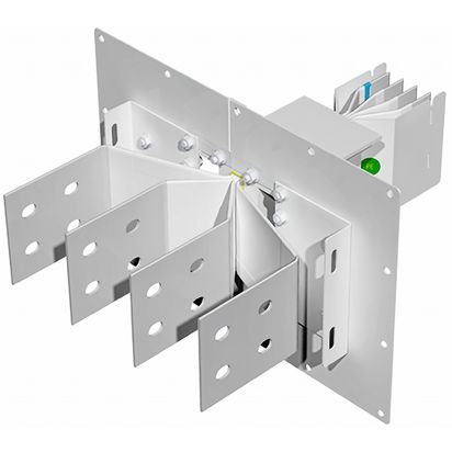 Connection interface with exit bars XCP-S (Cu). Right Type 2 special - In= 1250A