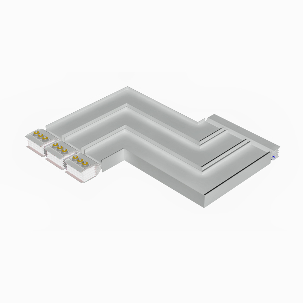 Double vertical elbow XCP-S (Cu). Right Type 2 - In= 6300A
