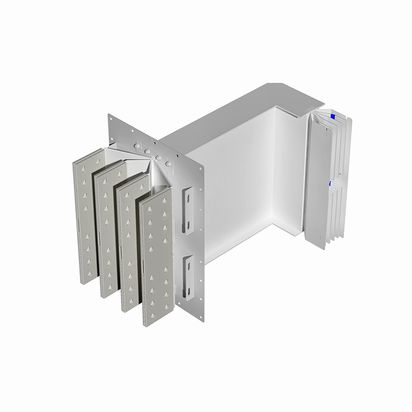 Exit bars element + horizontal elbow XCP-S (Cu). Type 1 - In= 5000A