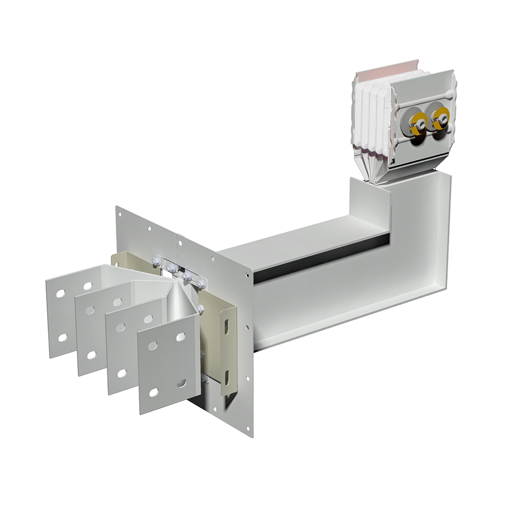 Exit bars element + vertical elbow XCP-S (Cu). Type 3 - In= 2500A