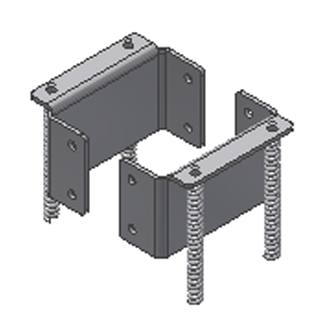 Installation bracket for straight elements in vertical XCP (Al) - In= 630-800-1000A (Al)
