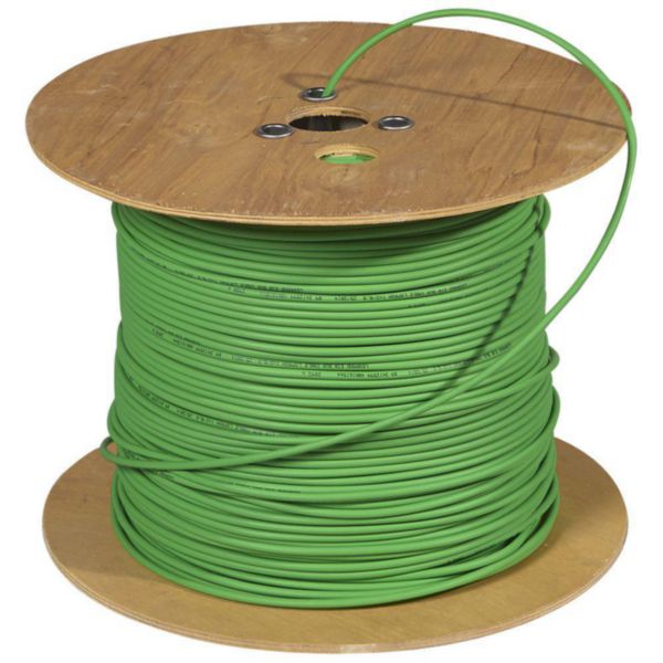 KNX cable with SINGLE pair of twisted conductors (red-Black) 500 metri.