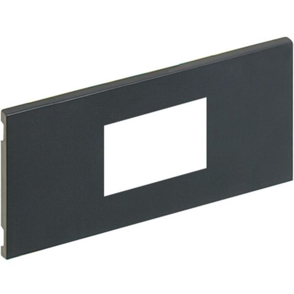 Cover plate for 2 modules DIN