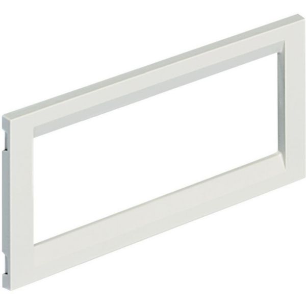 Cover plate 6 modules for devices LivingLight - white