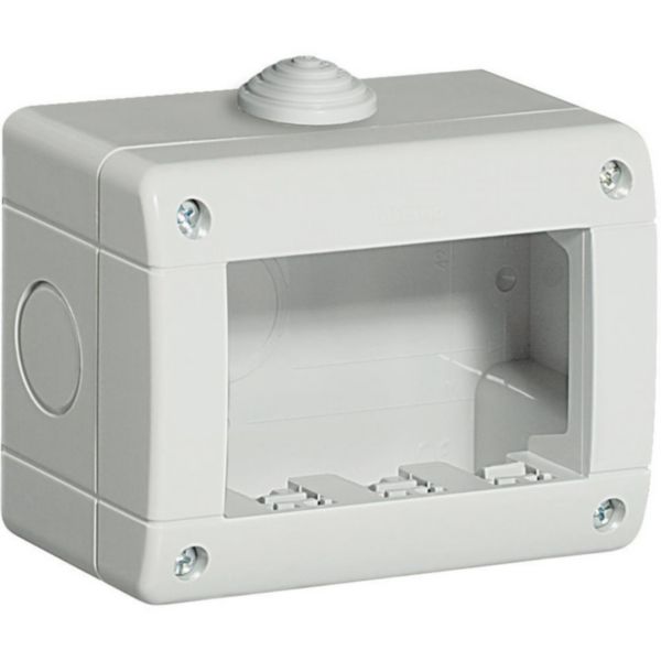 Box IP40 (base + Cover) - for 3 modules