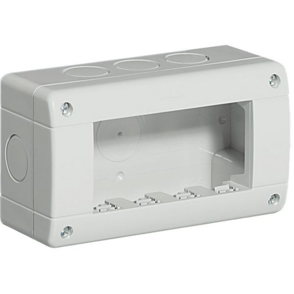 Box IP40 (base + Cover) - for 4 modules