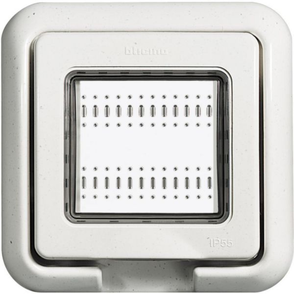 Cover IP55 for flush-mounting box 502E - white