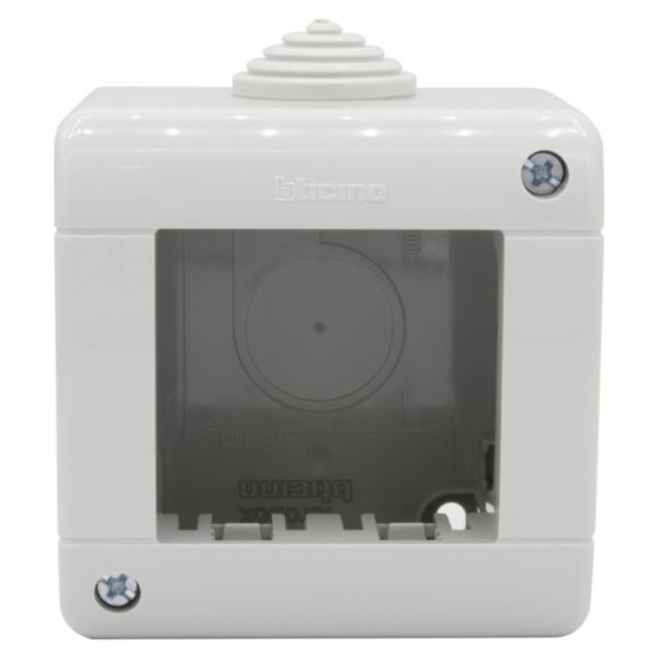 Box IP40 (base + Cover) - 2 modules Matix