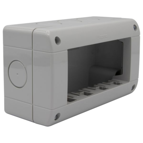 Box IP40 (base + Cover) - 4 modules Matix