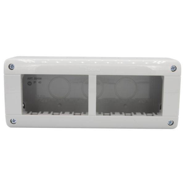 Box IP40 (base + Cover) - 3+3 modules Matix