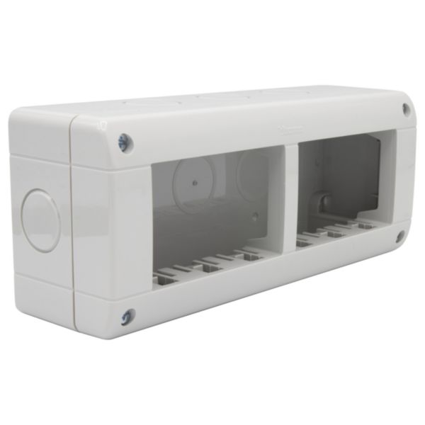 Box IP40 (base + Cover) - 3+3 modules Matix