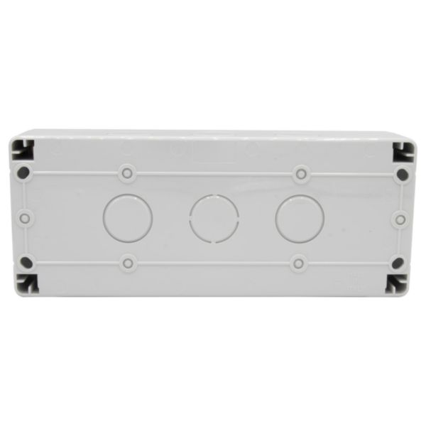 Box IP40 (base + Cover) - 3+3 modules Matix