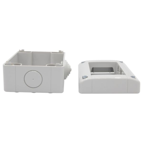 Box IP40 (base + Cover) - 3+3 modules Matix