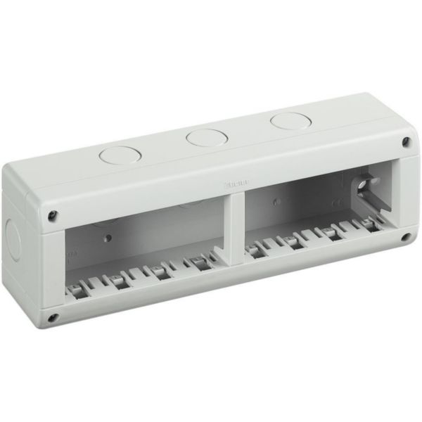 Box IP40 (base + Cover) - 4+4 modules Matix