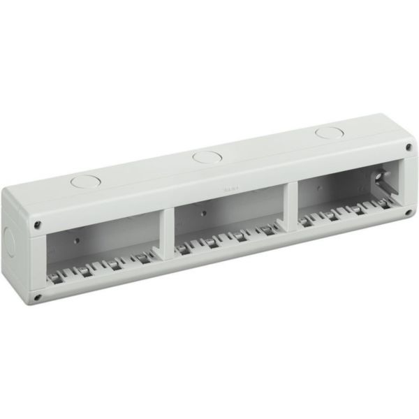 Box IP40 (base + Cover) - 4+4+4 modules Matix