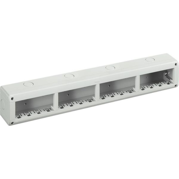Box IP40 (base + Cover) - 4+4+4+4 modules Matix
