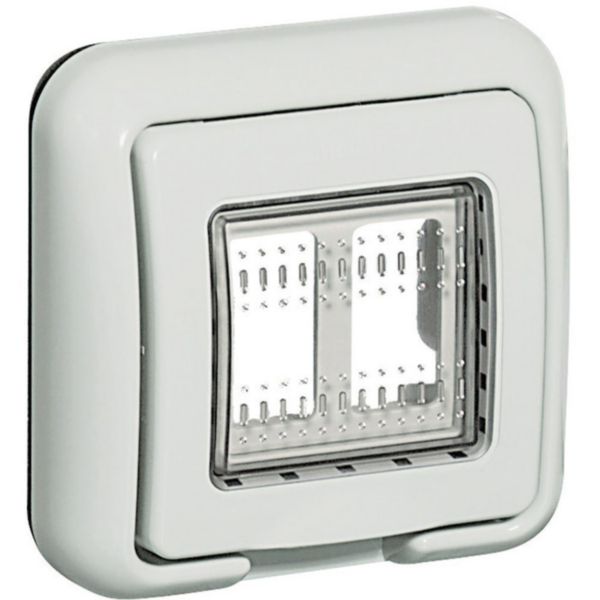 Cover IP55 for flush-mounting box 502E - 2 modules Matix