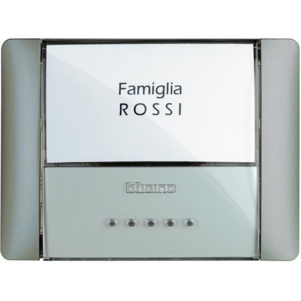 Pushbutton with name plate 10A 250Vac with led