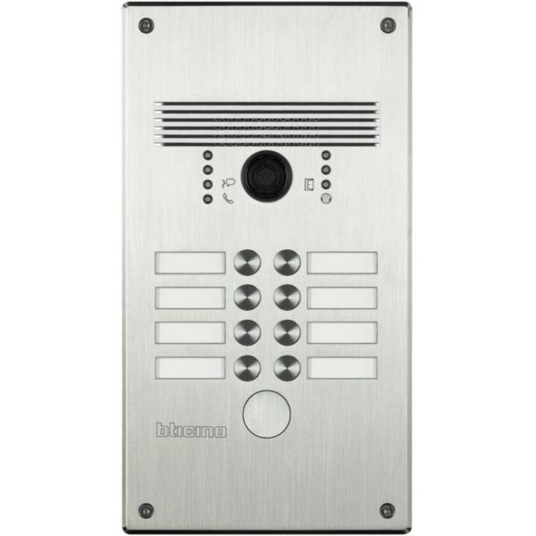 Linea 300 Monobloc vandal-resistant video entrance panel up to 8 calls
