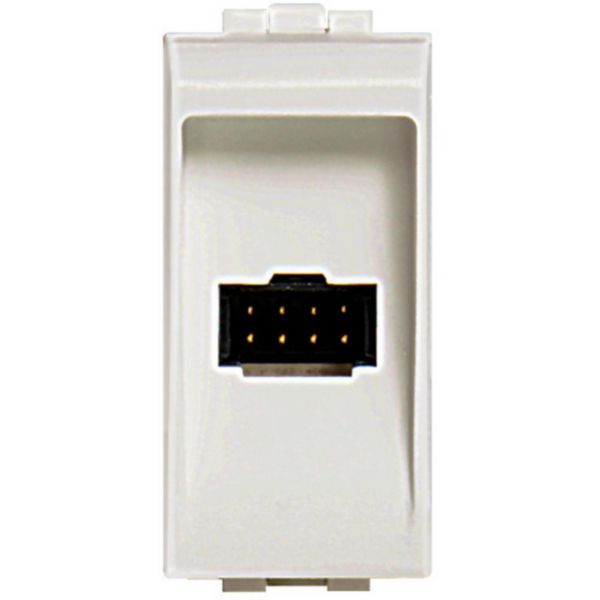 8-way socket for internal units tabletop installation - LivingLight white