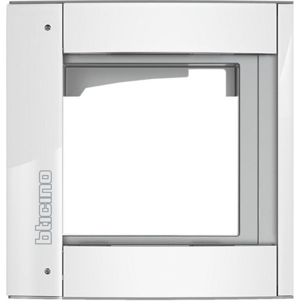 Sfera New frame + surround plate 1 module - Allwhite