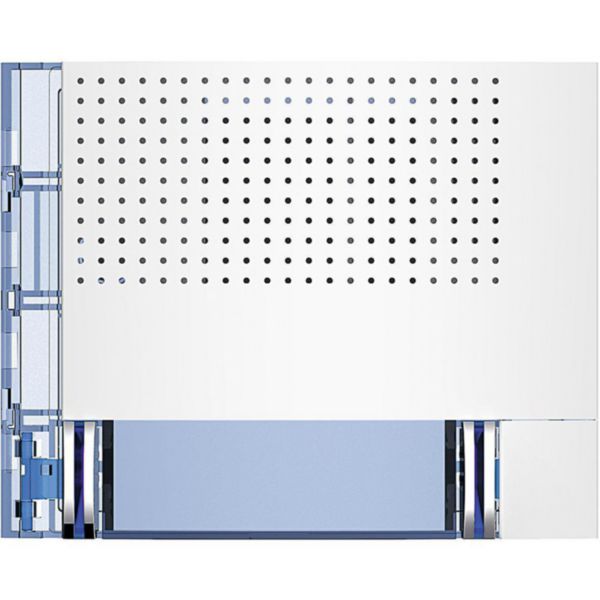 Sfera New speaker module Front cover with 2 Pushbutton on double column - Allwhite