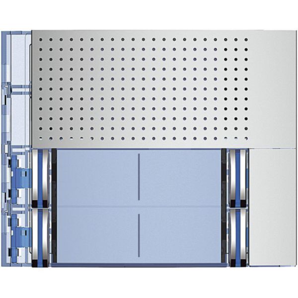 Sfera New speaker module Front cover with 4 Pushbutton on double column - Allmetal