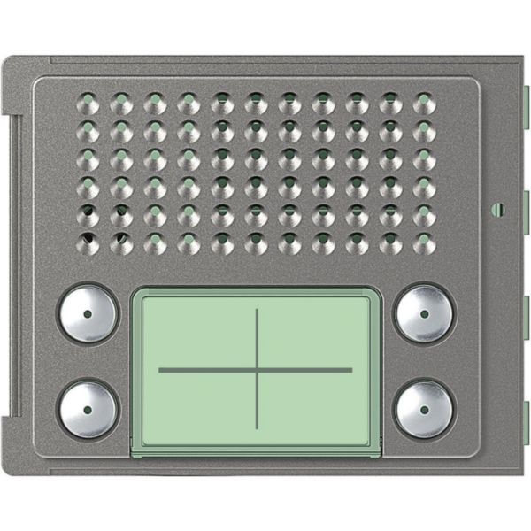 Sfera Robur speaker module Front cover with 4 Pushbutton on double column