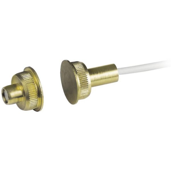 NC electromagnetic contact interface detectors for doors and windows and reinforced doors.