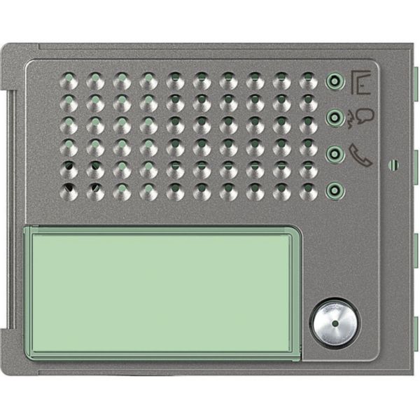 Sfera Robur speaker module Front cover with 1 pushbutton